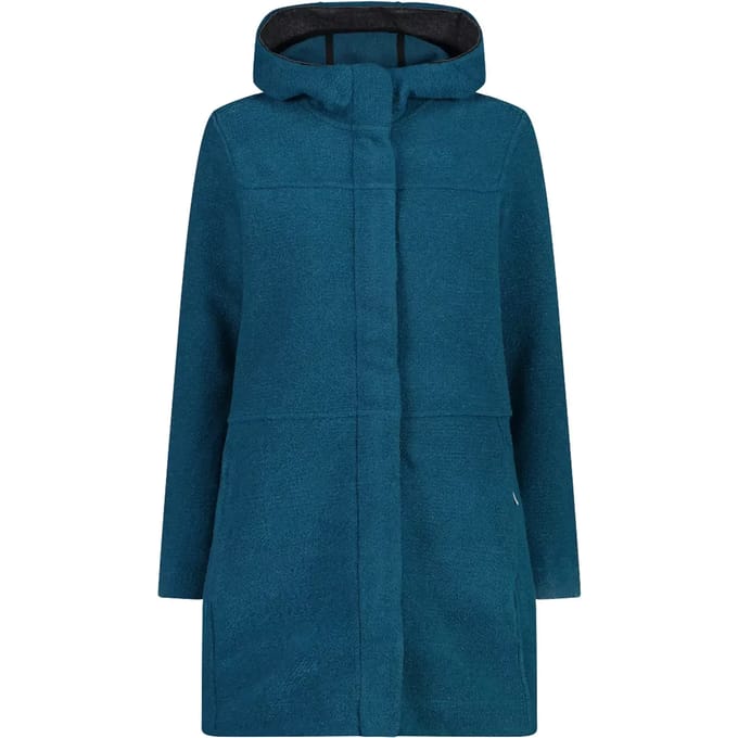 Dames lange hoodie jas CMP