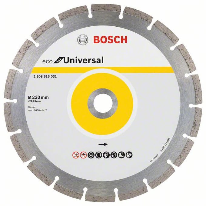 Bosch ECO for Universal Universeel Diamant zaagblad - 230 x 22,23 mm