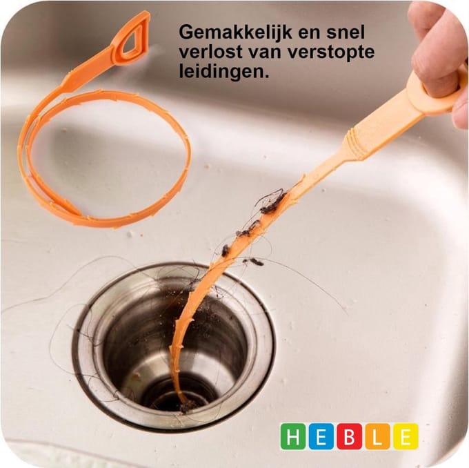 *** Ontstoppen van uw Gootsteen/Afvoer - Nu Snel en Gemakkelijk - van Heble®