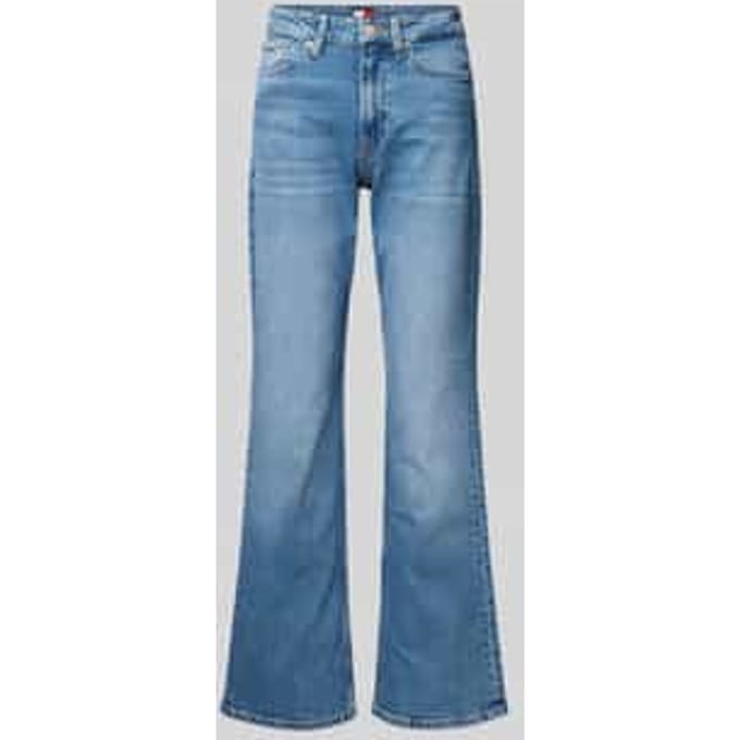 Regular Fit Bootcut Jeans van katoenmix model 'CLEO'