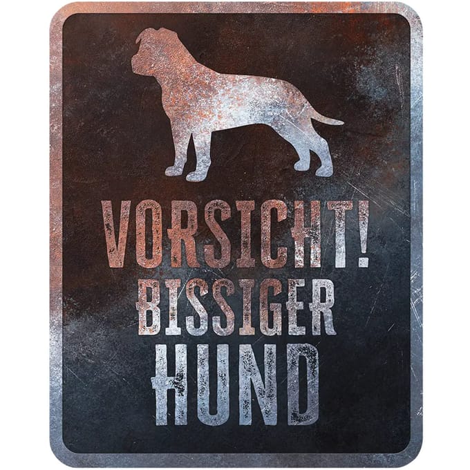 Engels jack russel waarschuwingsbord D&D Home