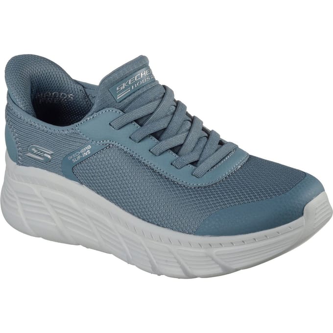 Skechers BOBS Flex Hi Linear Force Textiel Vrouwen Slate Trainers