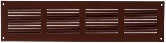 Metalen rooster 400x100mm bruin - MR4010B