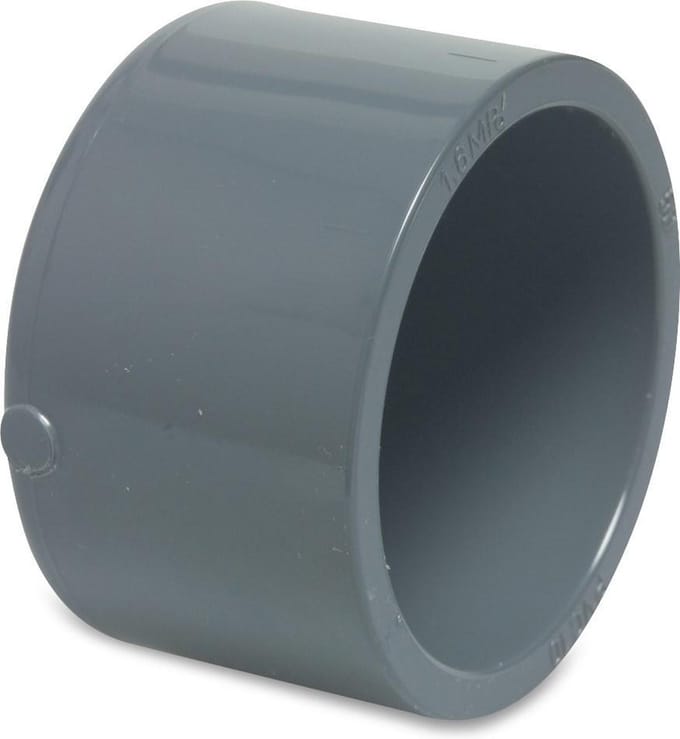 Mega Eindkap PVC-U 32 mm lijmmof 16bar grijs