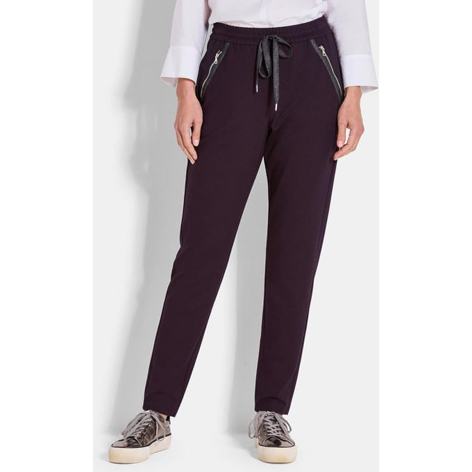 Goldner Stoffen broek Elegante joggingbroek SARA, hoge taille