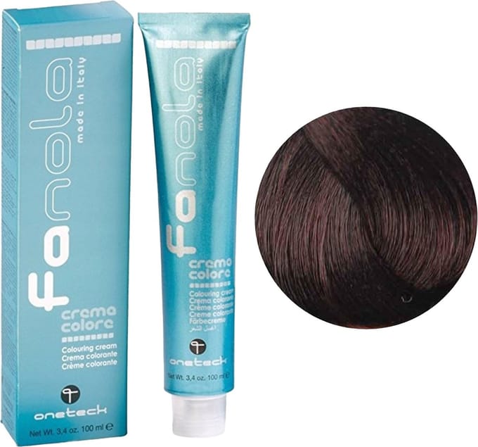 Fanola Haarverf Professional Colouring Cream 5.4 Light Chestnut Copper