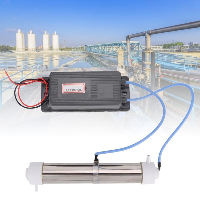 3g AC 110v Ozon Generator Ozonbuis DIY voor Waterplant Zuiveraar gray