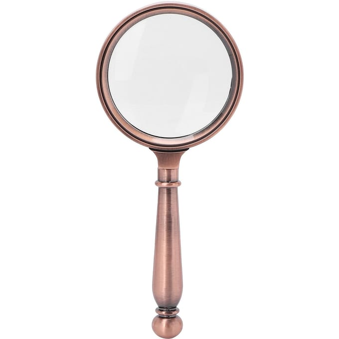 5X Professionele Vergrootglas Zinklegering Frame Vergrootglas Handheld Leesloep