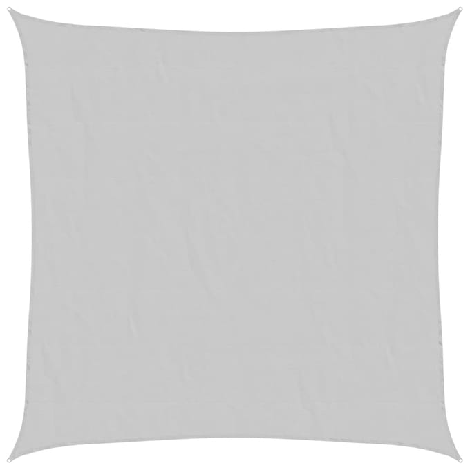 vidaXL - Zonnezeil - 5x5 - m - 100% - polyester - oxford - lichtgrijs