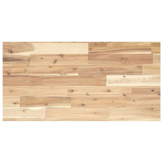 vidaXL - Wastafelblad - 100x40x2 - cm - onbehandeld - massief - acaciahout