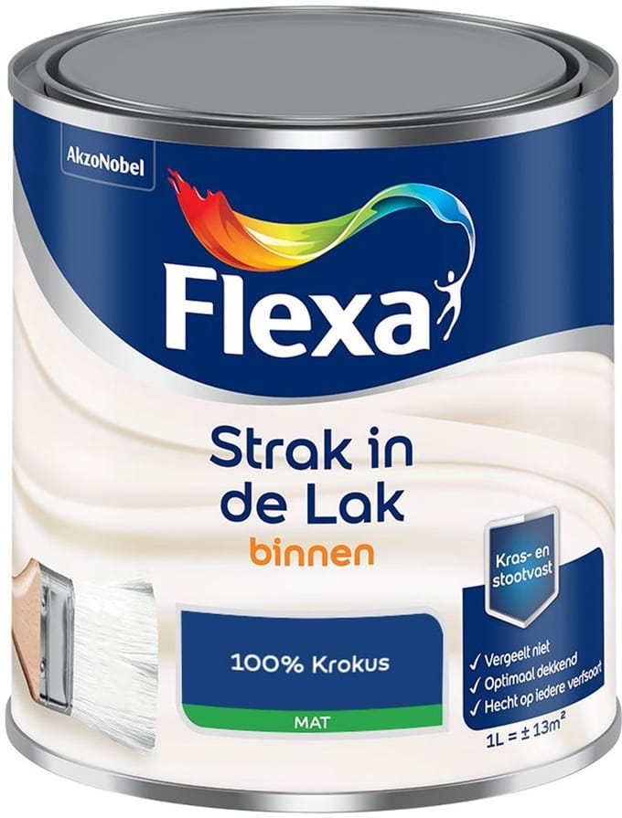 Flexa - Strak In De Lak Binnenlak Mat - 100% Krokus - Mengverf - 1 L