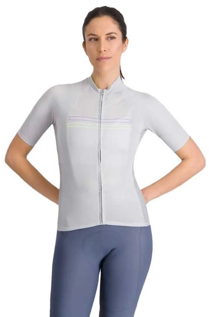 Sportful Starlight 2 Korte Mouw Wielertrui Grijs S Vrouw
