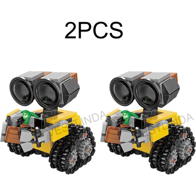 1/2 STKS Ruimte Muur E Robot Assemblage Blokken MOC Beweegbare Humanoïde Robot Splicing Assemblage Speelgoed Educatief Speelgoed Spel Periferie