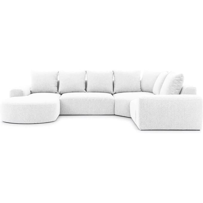 U-bank Monteri rechts bouclé modulair | NADUVI Collection