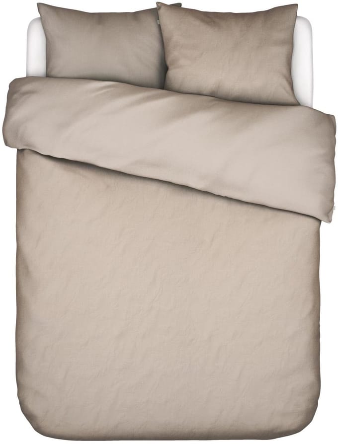 Essenza Philippine Dekbedovertrek Oatmeal - Lits-Jumeaux XL – 260x200/220 cm