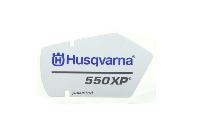Husqvarna 550xp starterkap sticker