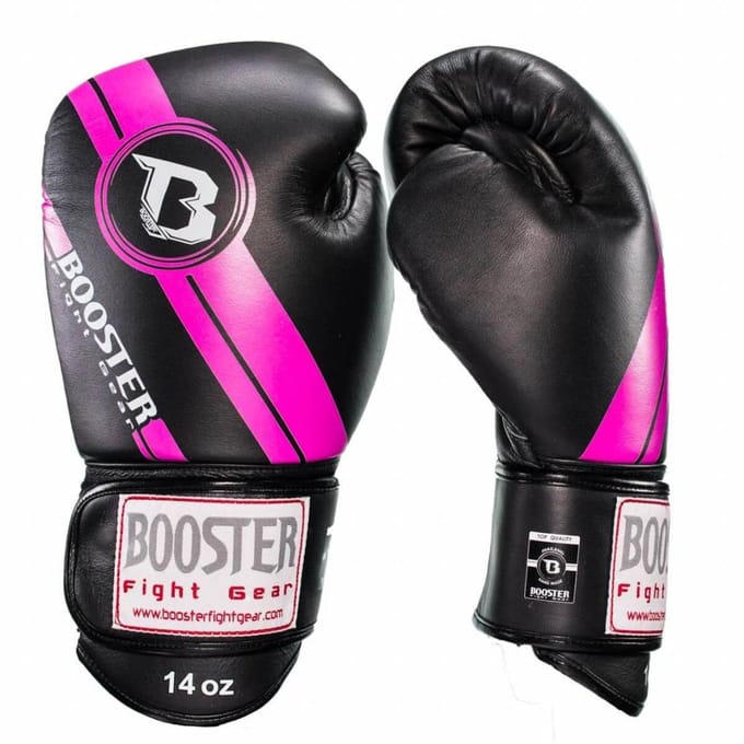 Booster Pro Range Bokshandschoenen BGL 1 V3 Black Pink Foil - 10 OZ