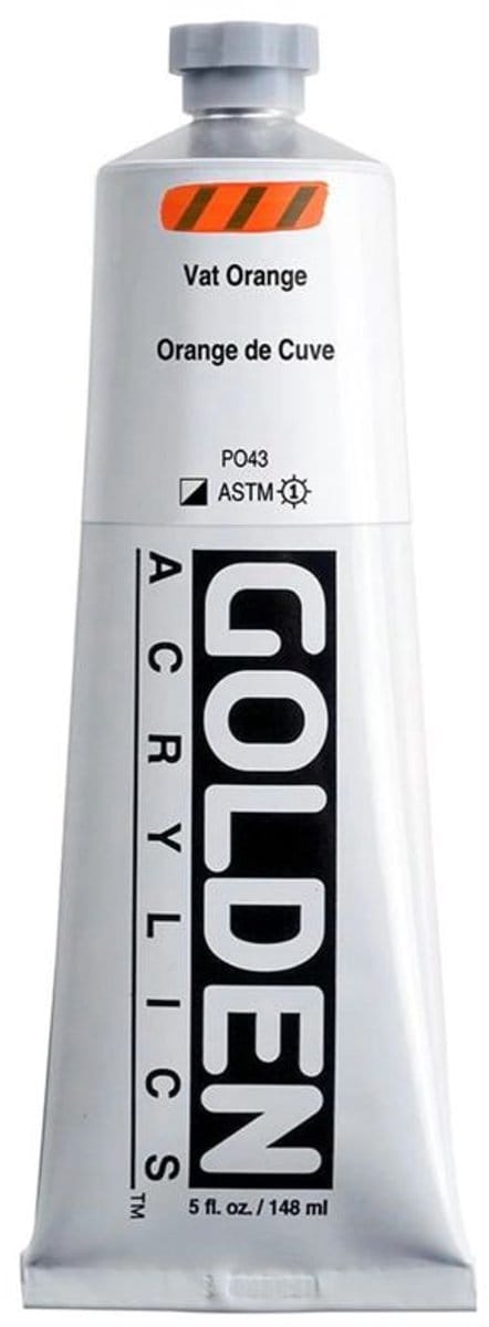 Golden Heavy Body Acrylverf Perinone Oranje 148 ml