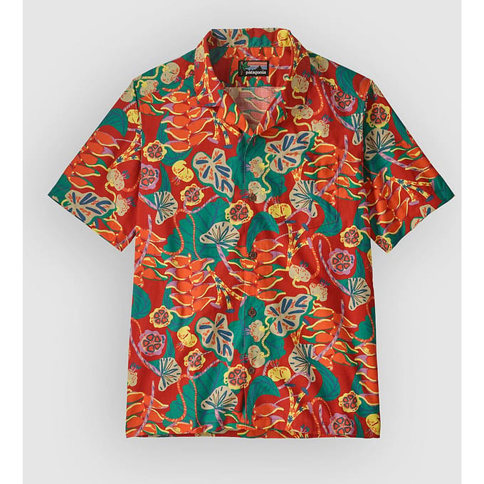 Korte mouwen shirt voor op de camping Patagonia Tidal Threads