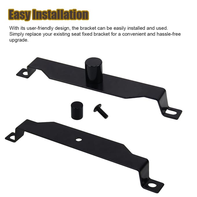 Support fixe de siège de moto Barre d'équilibrage anti-secousses Compatible avec Supercub 11050 noir