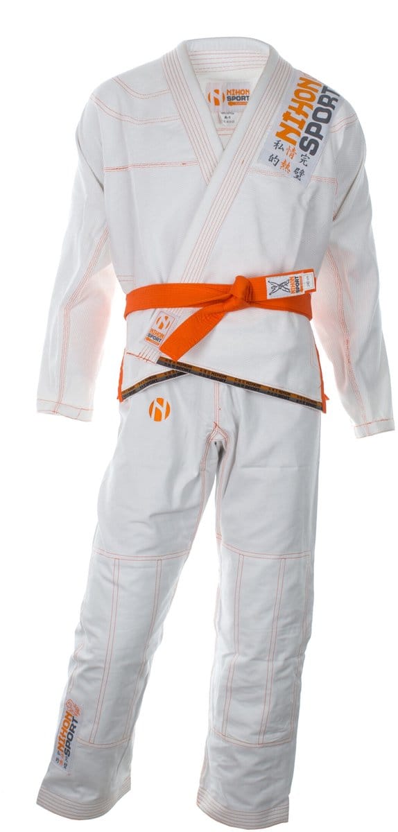 Nihon BJJ Gi Wit (Maat: A0)