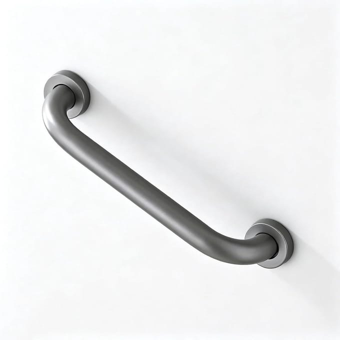 Veiligheidsbeugel - Douchegreep Badhandgreep - Veiligheid Thuis - Roestvrij Staal - 50 cm - Zilver