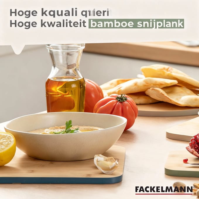 Snijplank van bamboe 30 x 23 cm Fackelmann Balance