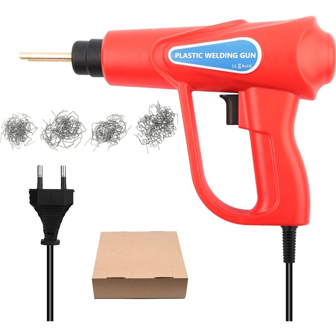 Kunststof Lasmachine Auto Bumper Reparatieset,70W Heetnietmachine