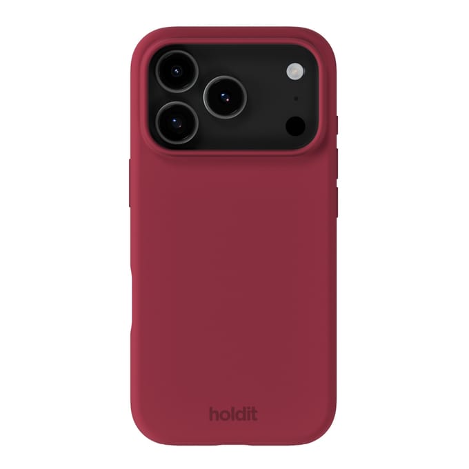 Holdit Silicone Case geschikt voor Apple iPhone 17 Pro - Red Velvet