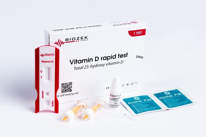 Vitamine D Zelftest - Sneltest voor Vitamine D Tekort - Eenvoudige Thuistest