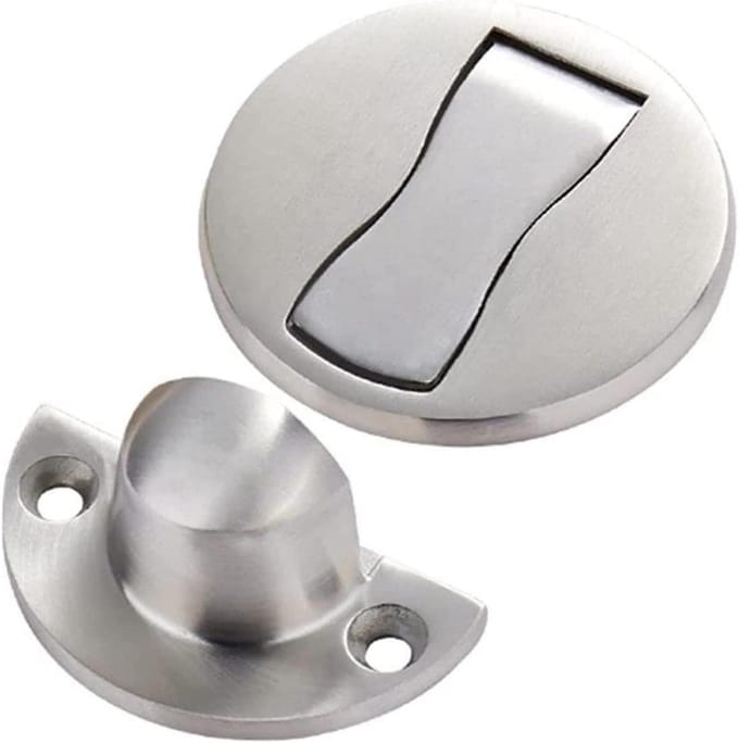 Magnetische Deurstopper - Deurvanger - Deur Open Houden - Sterke Magneet - Vloer Type - Goud