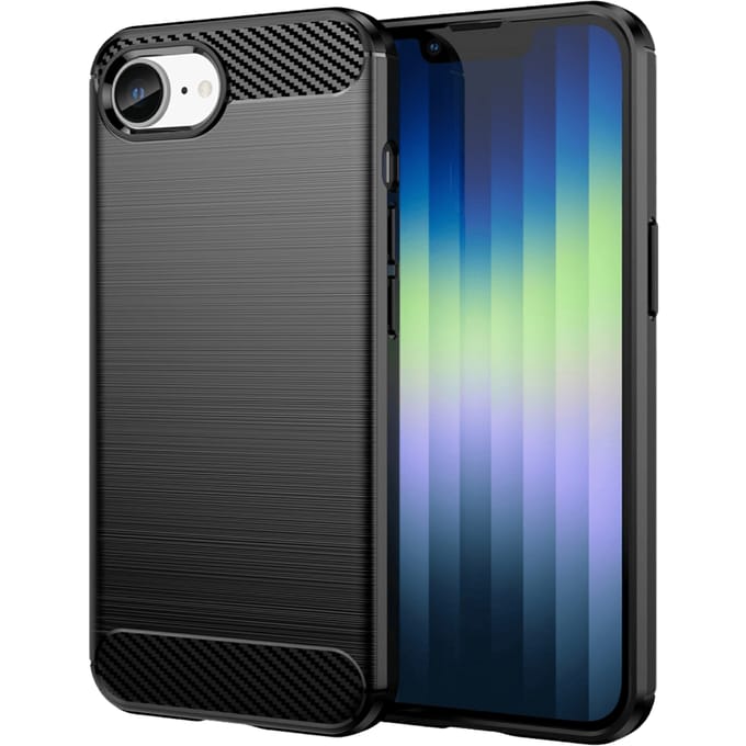 Mocaa Apple iPhone 16e/17e Brushed Hoesje Zwart