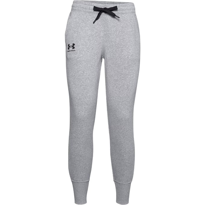 Under Armour Rival taps toelopende joggingbroek voor dames (Staal Heather)