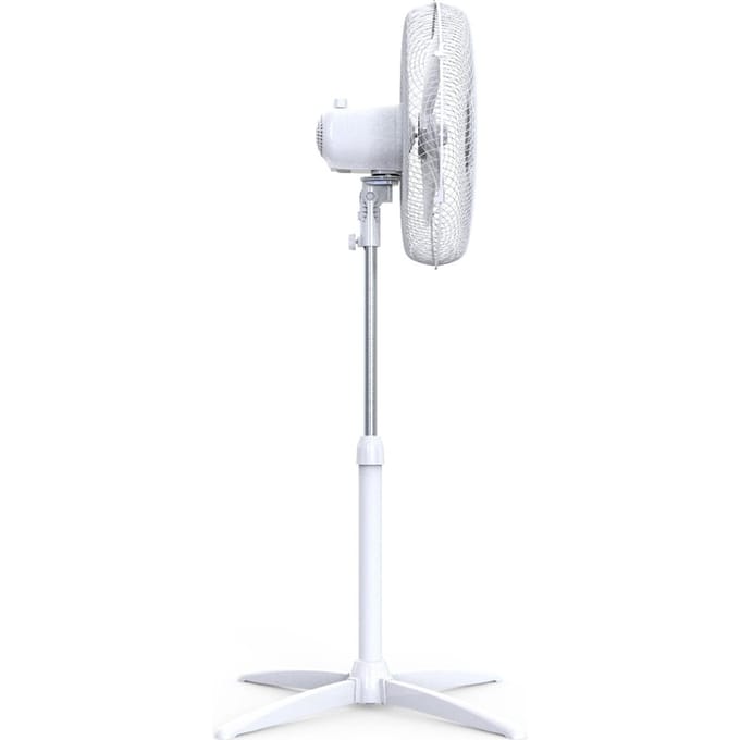 Statiefventilator 40 cm – 45W – 3 Snelheden – 85° Oscillatie – In Hoogte Verstelbaar – Tristar VE-5755 – Wit