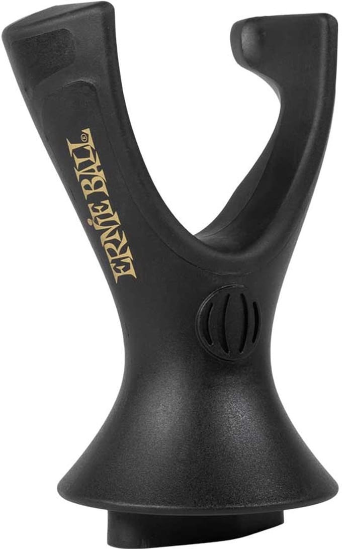 Ernie Ball EB 9619 Zwart Gitaarwandhanger - Veilig en Stijlvol