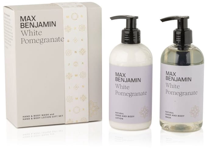Max Benjamin - Hand & Body Wash and Lotion Cadeauset - White Pomegranate