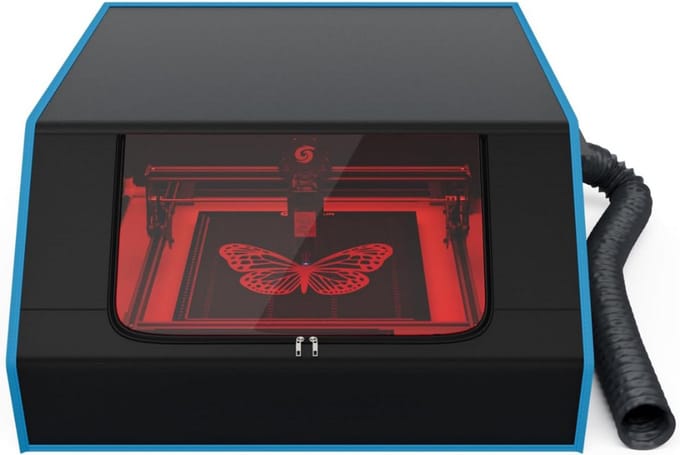 Laser Graveermachine - Laser Cutter - Engraver - Zwart