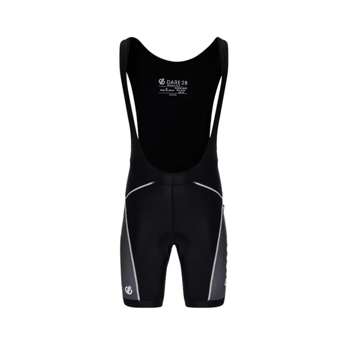 Dare 2b - Ecliptic Bib Heren Fietsshort - Maat M - Zwart