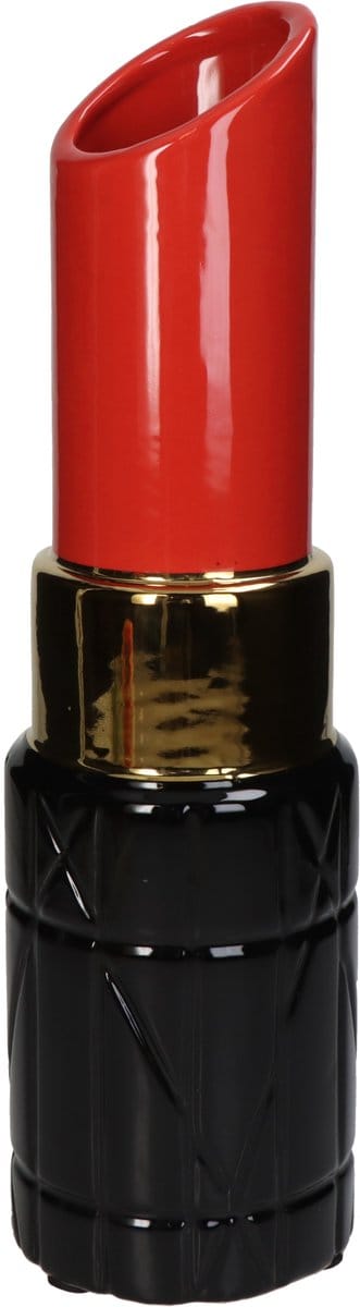 HD Collection Vase Lipstick Red 10x10x35cm