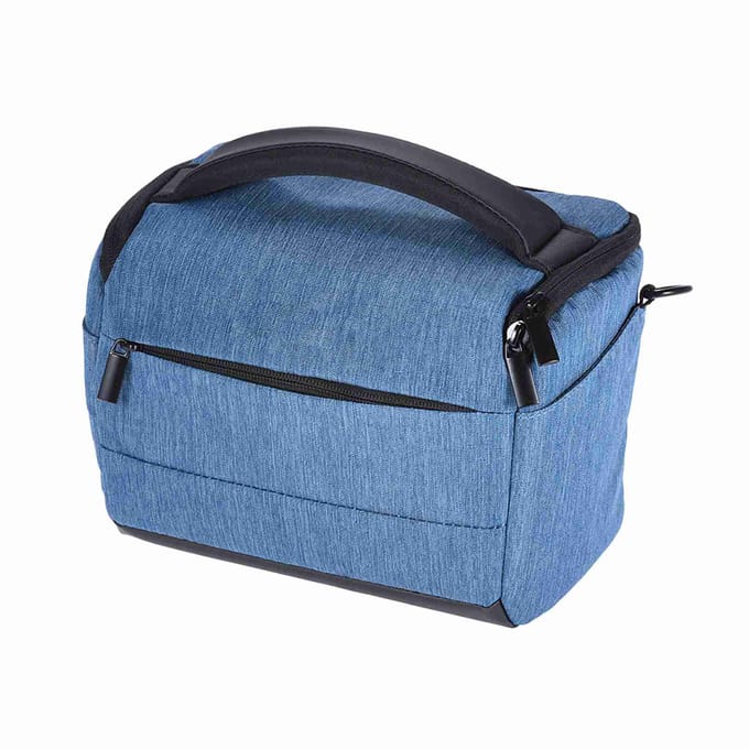 Cameratas Waterbestendig Mode Grote Capaciteit Digitale Camera Schoudertas voor DSLR Camera Blue blauw