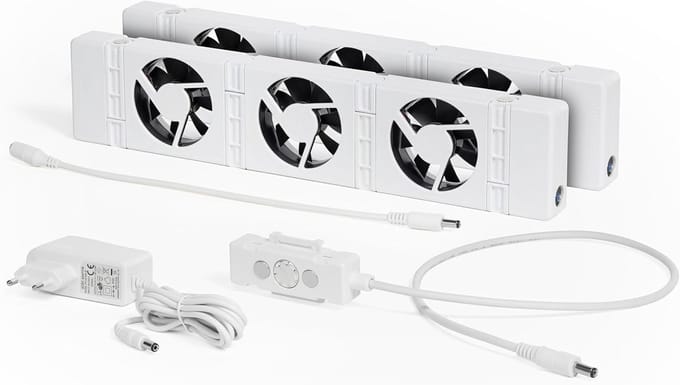 Duurzame Radiatorventilator Set voor Energiebesparing en Snellere Verwarming