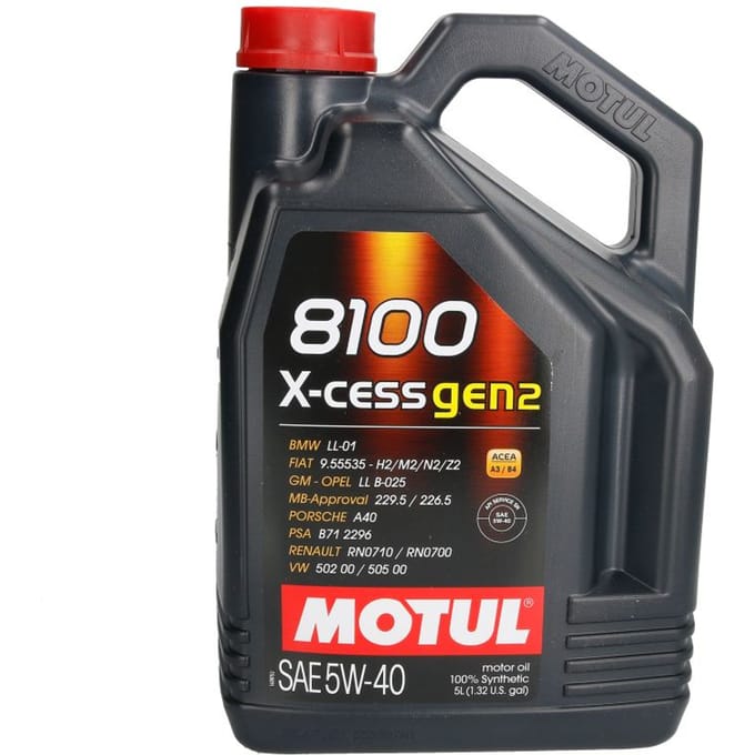 Motorolie MOTUL 109776 8100 X-Cess GEN2 5W40 5L