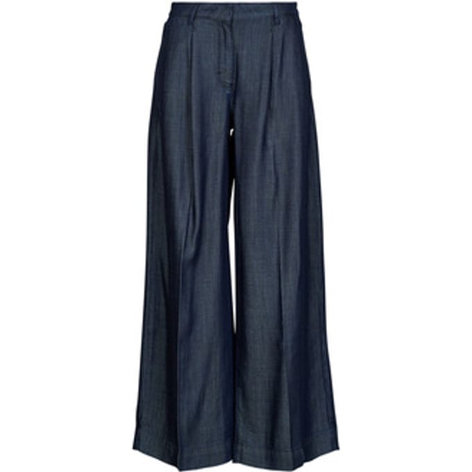 Flared/Bootcut Karl Lagerfeld FLUID DENIM WIDE LEG PANTS