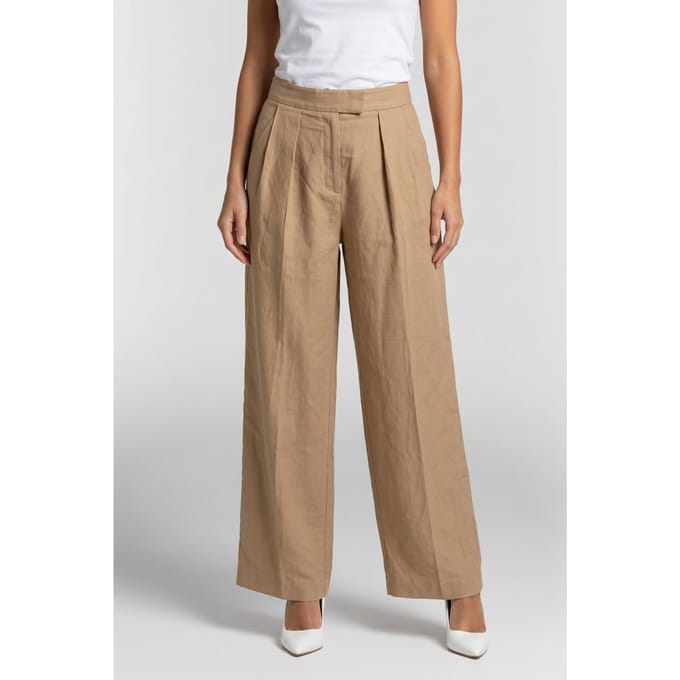 & Other Stories Jessa Trousers Beige Taglia: 36 | Pantaloni da completo Outlet | Donna | Marrone