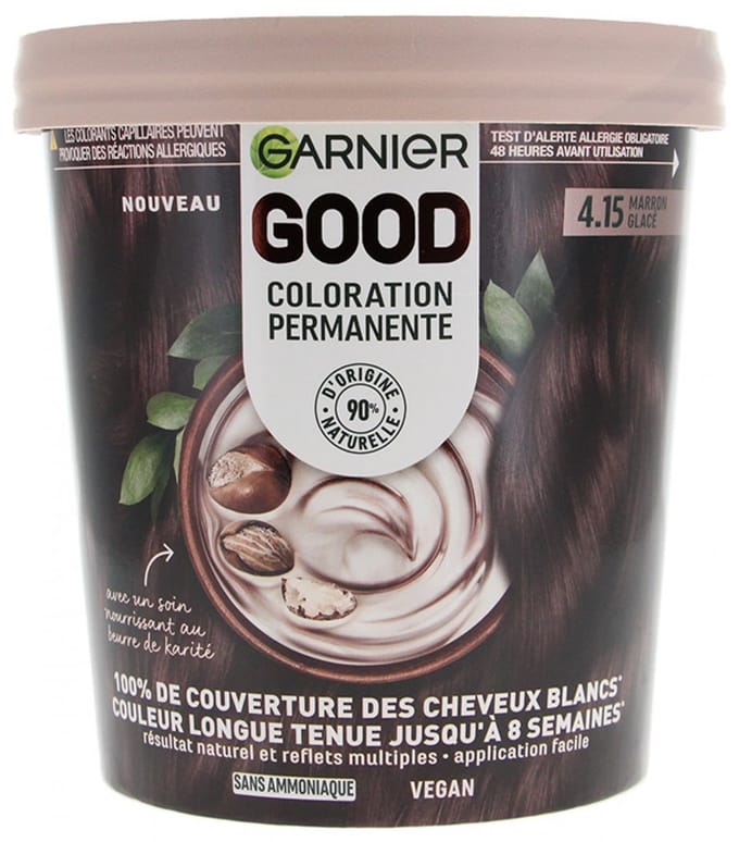 Garnier Goed Permanent Kleur Zonder Ammoniak 160 ml (Kleuren : 4.15 Marron glacé)
