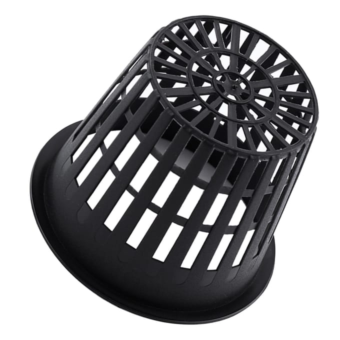 10 stuks Zware Mesh Pot Net Cup Mand Hydroponische Plant Kweek Kloon Zwart black