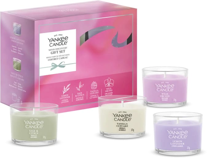 Yankee Candle - 4 Mini Filled Votive Gift Set - Cadeauset
