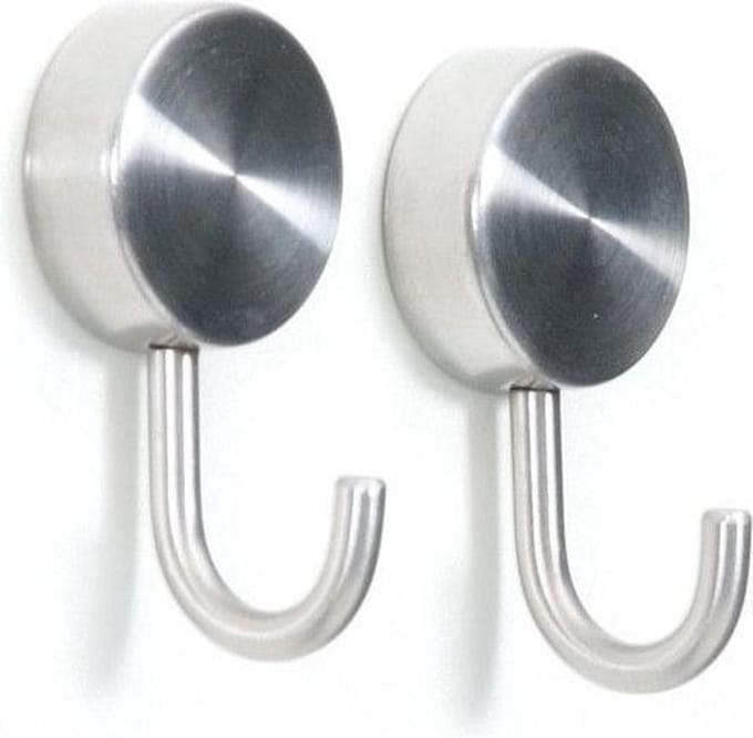 Magnetic Hook Porta - silver- set 2 pcs