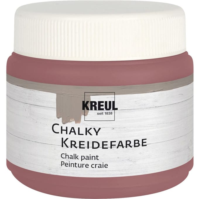 KREUL Krijt Krijtverf, 150 ml - Marsala Rouge