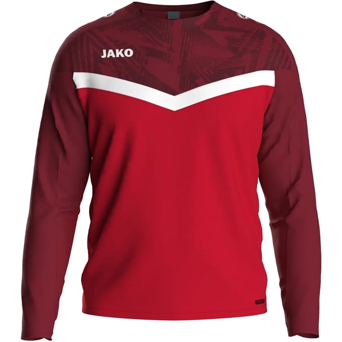 Jako Iconic Sweater Kinderen - Rood / Bordeaux | Maat: 152